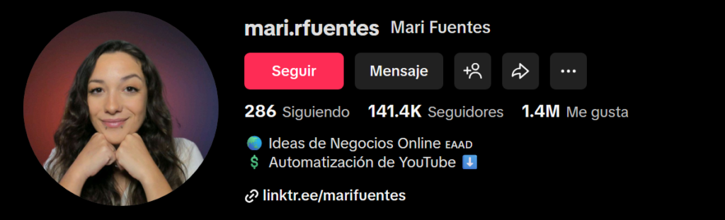 MARI FUENTES, YOUTUBE.