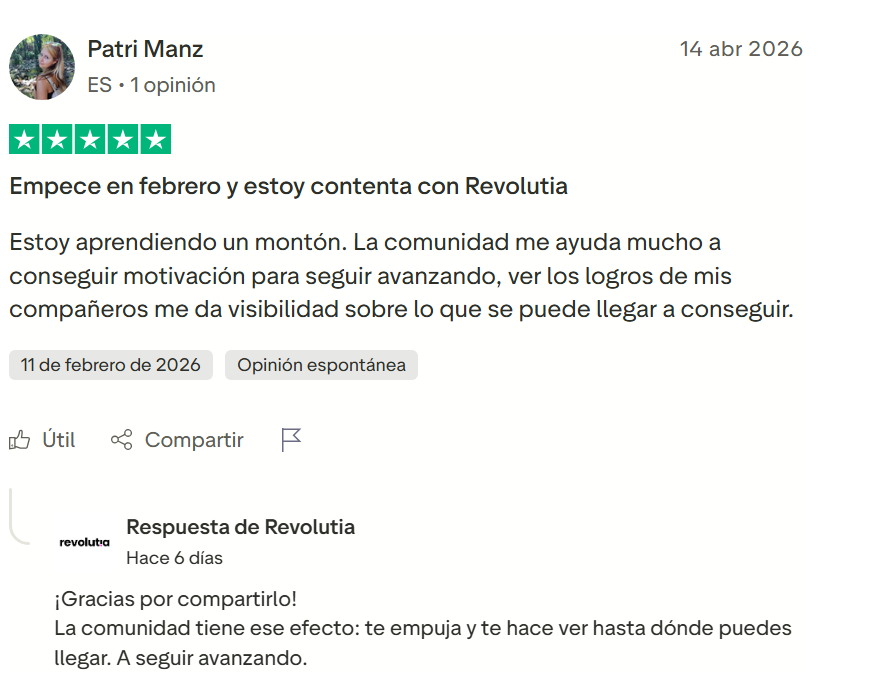 reseñas alumnos REVOLUTIA IA PRO